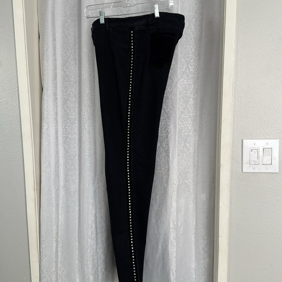 BRAZIL ROXX STRETCH RHINESTONE EMBELLISHED JEAN SZ: 14 - Picture 3 of 7